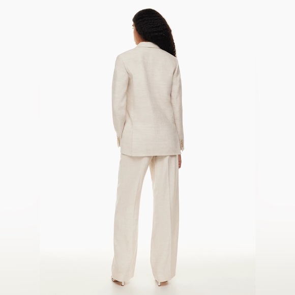 Aritzia wilfred lilac linen destiny blazer sz 0 new - Picture 14 of 16